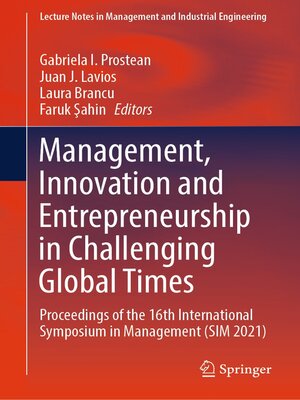 cover image of Management, Innovation and Entrepreneurship in Challenging Global Times